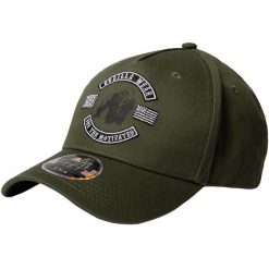 Darlington Czapka - zielony. Zielone czapki z daszkiem damskie GORILLA WEAR, bez wzorów. Za 136.00 zł.