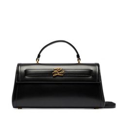 Torebka KARL LAGERFELD. Czarne torebki klasyczne damskie KARL LAGERFELD, bez dodatków. Za 1,399.00 zł.