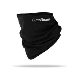 Komin sportowy outdoor poliestrowy Light Neck Gaiter Black. Czarne kominy damskie GYMBEAM, bez wzorów, z materiału. Za 28.90 zł.