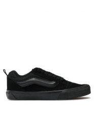 Vans Tenisówki Knu Skool VN0009QCBKA1 Czarny. Czarne trampki damskie Vans, bez wzorów, ze skóry, bez zapięcia. Za 229.99 zł.