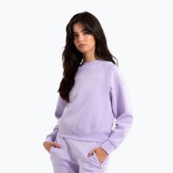 Bluza damska Pitbull Discovery Crewneck Sweatshirt. Fioletowe bluzy damskie PITBULL, m, bez wzorów, z bawełny, bez kaptura. Za 159.99 zł.