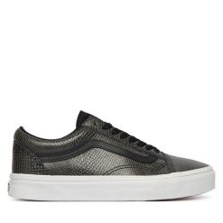 Tenisówki Vans. Czarne trampki damskie Vans, bez wzorów, bez zapięcia. Za 429.99 zł.