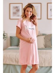 Doctor Nap Piżama ciążowa w kolorze jasnoróżowym rozmiar: S. Różowe piżamy damskie Doctor Nap, bez wzorów, z bawełny, bez ramiączek. Za 89.99 zł.