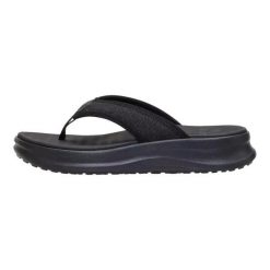 HeyDude Damskie Japonki Tide Flip. Czarne klapki damskie Hey dude, bez wzorów, z materiału, bez obcasa, bez zapięcia. Za 219.00 zł.