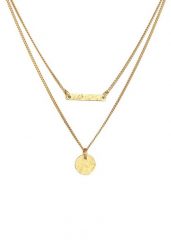 Elli Damski naszyjnik warstwowy z podłużną zawieszką Trend Blogger w srebrze 925 Sterling Silver Naszyjniki 1 ct. Szare naszyjniki damskie Elli, srebrne. Za 203.99 zł.