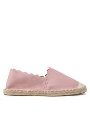 Jenny Fairy Espadryle HZF065-01 Różowy. Czerwone espadryle damskie Jenny Fairy, bez wzorów, z materiału, bez obcasa. Za 99.99 zł.