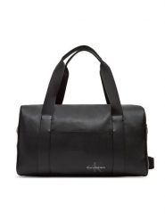Calvin Klein Torba Mono Logo Duffle 42 LV04G3054G Czarny. Czarne torby podróżne Calvin Klein, bez wzorów, ze skóry. Za 519.99 zł.