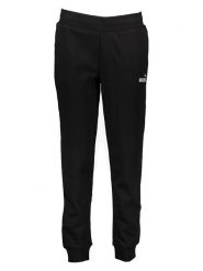 Puma Spodnie dresowe "Essentials+" w kolorze czarnym rozmiar: M. Czarne spodnie dresowe damskie Puma, m, bez wzorów, z dresówki. Za 131.74 zł.