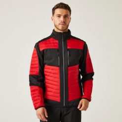 Kurtka robocza hybrydowa unisex E-Volve. Szare kurtki damskie Regatta, m, bez wzorów, z tkaniny, bez kaptura. Za 135.35 zł.