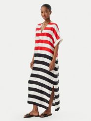 LOLA CASADEMUNT Sukienka letnia LS2616013 Kolorowy Relaxed Fit. Sukienki damskie LOLA CASADEMUNT, bez wzorów, bez ramiączek. Za 459.99 zł.