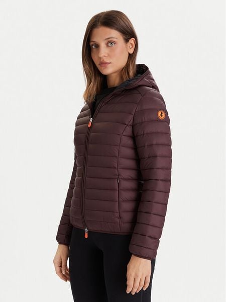 Save The Duck Kurtka przejściowa D33620W GIGA21 Bordowy Regular Fit. Czerwone kurtki damskie Save the duck, bez wzorów, z syntetyku, bez kaptura. Za 629.99 zł.