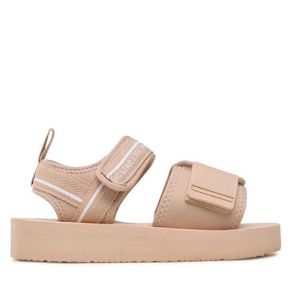 Sandały Big Star Shoes. Brązowe sandały damskie BIG STAR SHOES, bez wzorów, bez obcasa, na płaskiej podeszwie, bez zapięcia. Za 149.99 zł.