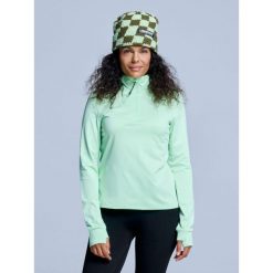 Bluza narciarska - Damskie - Arctic 2.0 - Avocado. Zielone bluzy damskie POEDERBAAS, na zimę, m, bez wzorów, z elastanu, bez kaptura. W wyprzedaży za 177.72 zł.