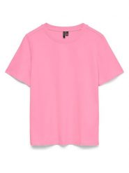 Vero Moda Koszulka w kolorze różowym rozmiar: S. Różowe bluzki damskie Vero Moda, s, bez wzorów, z bawełny, bez kołnierzyka, bez ramiączek. Za 44.92 zł.
