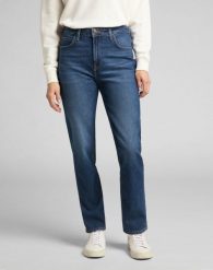 LEE CAROL DAMSKIE SPODNIE JEANSOWE JEANSY DŻINSY DARK RUBY L30UMWDU 112139797. Czerwone jeansy damskie Lee. Za 219.99 zł.