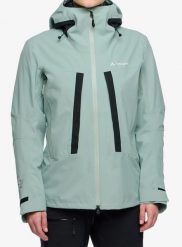 Kurtka w góry damska Vaude Monviso 2,5L Jacket. Zielone kurtki damskie Vaude, l, bez wzorów, z materiału, bez kaptura. Za 945.99 zł.