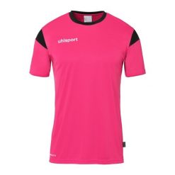 Koszulka Uhlsport Squad 27. Czarne bluzki damskie Uhlsport, xl, bez wzorów, z dżerseju, sportowe, bez kołnierzyka, bez ramiączek. Za 122.50 zł.