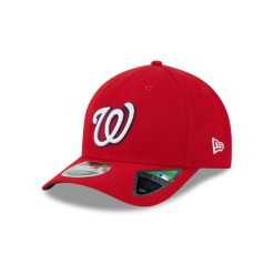 Czapka baseballowa 9forty MLB Washington Nationals PLYR REP MC OTC. Białe czapki z daszkiem damskie New Era, bez wzorów. Za 174.00 zł.
