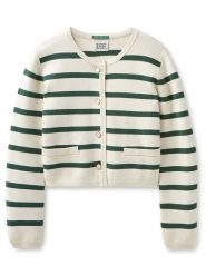Scotch & Soda Kardigan w kolorze kremowo-zielonym rozmiar: L. Brązowe kardigany damskie Scotch & Soda, l, bez wzorów. Za 158.10 zł.