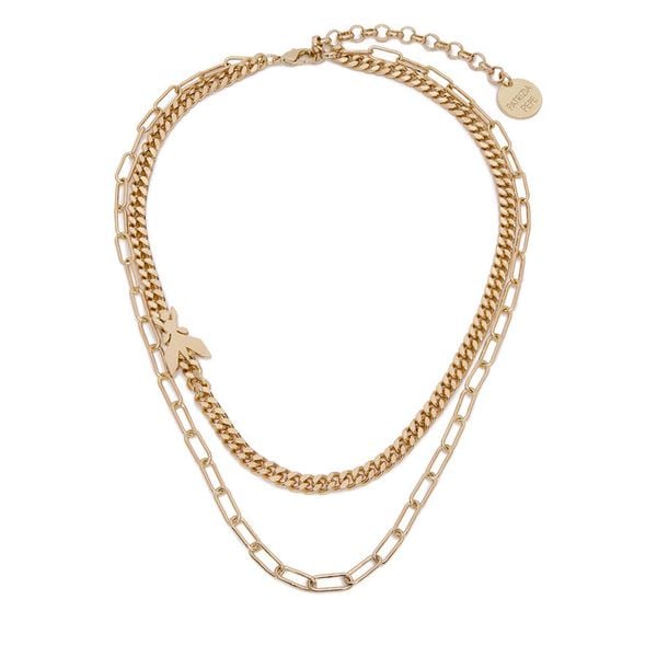 Naszyjnik Patrizia Pepe. Żółte naszyjniki damskie Patrizia Pepe, złote. Za 589.99 zł.