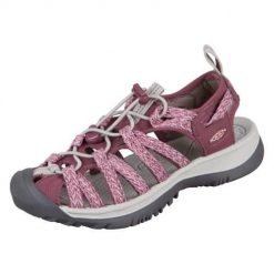 Buty trekkingowe damskie Keen Whisper. Czerwone obuwie trekkingowe damskie Teva, z materiału, bez zapięcia. Za 724.00 zł.