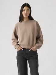Levi's Bluza w kolorze beżowym rozmiar: M. Brązowe bluzy damskie Levi's, m, bez wzorów, z bawełny, bez kaptura. Za 154.95 zł.