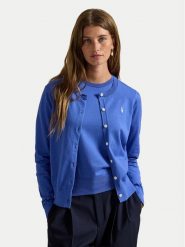 Polo Ralph Lauren Kardigan 211971871500 Niebieski Regular Fit. Niebieskie kardigany damskie Polo Ralph Lauren, xs, bez wzorów, z bawełny. Za 859.99 zł.