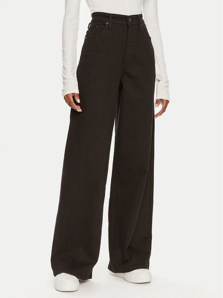 Calvin Klein Jeansy Infinite K20K207304 Czarny Wide Leg. Czarne jeansy damskie Calvin Klein. Za 379.99 zł.