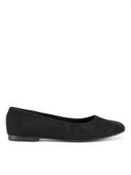 DeeZee Baleriny Z20701 Czarny. Czarne balerinki damskie DeeZee, bez wzorów, z materiału. Za 79.99 zł.