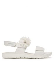 Primigi Sandały 1385400 D Biały. Białe sandały dziewczęce Primigi, ze skóry, bez obcasa, bez zapięcia. Za 279.99 zł.