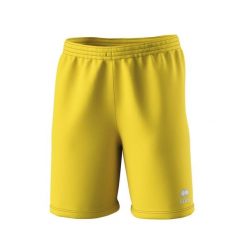 Errea Spodenki Edo Panta Ad Dorośli. Żółte spodenki sportowe damskie ERREA, s, bez wzorów, z materiału, z standardowym stanem, na fitness i siłownię. Za 137.50 zł.