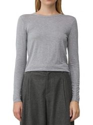 S.Oliver Koszulka w kolorze szarym rozmiar: 42. Szare bluzki damskie S.Oliver, s, bez wzorów, bez kołnierzyka, bez ramiączek. Za 52.99 zł.