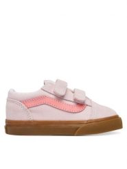 Vans Tenisówki Old Skool V VN000VB2GSF1 Różowy jasny. Czerwone trampki dziewczęce Vans, bez wzorów, z materiału, bez zapięcia. Za 199.99 zł.
