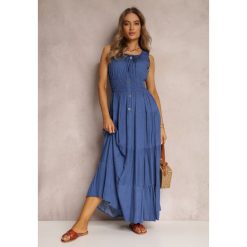 Niebieska Sukienka Kilroy. Niebieskie sukienki damskie Renee, bez wzorów, boho, bez ramiączek. Za 119.99 zł.