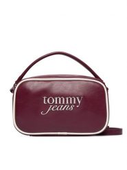 Tommy Jeans Torebka Tjw Bold Script Camera Bag AW0AW19053 Bordowy. Czerwone torebki klasyczne damskie Tommy Jeans, z jeansu, bez dodatków. Za 409.99 zł.