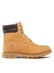 Timberland Trapery Linden Woods Wp 6 Inch TB0A161G2311 Brązowy. Brązowe trapery damskie Timberland, z nubiku, bez zapięcia. Za 849.99 zł.