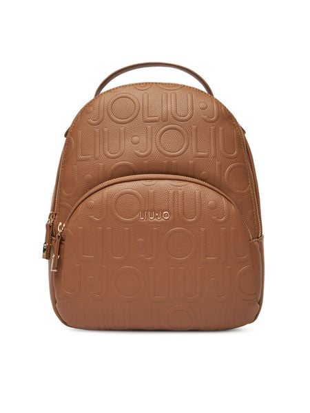 Liu Jo Plecak Ecs M Backpack AF5157 E0538 Brązowy. Brązowe plecaki Liu Jo, bez wzorów, ze skóry. Za 629.99 zł.