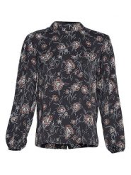 MOSS COPENHAGEN Bluzka "Ovidia" ze wzorem rozmiar: XS. Zielone bluzki damskie Moss Copenhagen, xs, bez wzorów, bez kołnierzyka, bez ramiączek. Za 52.55 zł.
