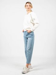 Pepe Jeans Bluza "Esther" | PL581254 | Esther | Kobieta | Kremowy. Białe bluzy damskie Pepe Jeans, s, bez wzorów, z bawełny, bez kaptura. W wyprzedaży za 199.00 zł.