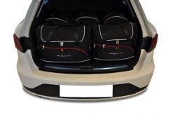 Torby Do Bagażnika Seat Leon St 2013-2020 5Szt Kjust. Czarne torby podróżne KJUST, bez wzorów, z kauczuku. Za 1,515.00 zł.