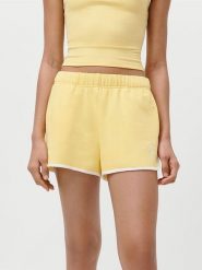 LeGer Szorty dresowe "Drew" w kolorze żółtym rozmiar: 34. Żółte szorty damskie LeGer, bez wzorów, z dresówki. Za 78.99 zł.