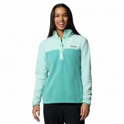 Bluza polarowa damska Columbia Benton Springs 1/2 Snap Pullover Fleece II. Żółte bluzy damskie Columbia, bez wzorów, z polaru, bez kaptura. Za 139.99 zł.