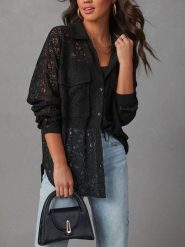 Milan Kiss Bluzka w kolorze czarnym rozmiar: S. Czarne bluzki damskie Milan Kiss, s, bez wzorów, z koronki, bez kołnierzyka, bez ramiączek. Za 152.99 zł.