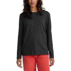 Koszulka damska O'Neill Essential T-Shirt L/Slv z długim rękawem. Czarne koszulki damskie O'Neill, l, bez wzorów, bez kołnierzyka, bez ramiączek. Za 146.00 zł.