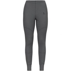Legginsy termoaktywne damskie ODLO Active X-Warm BL Bottom Long. Szare legginsy damskie ODLO, bez wzorów. Za 248.71 zł.
