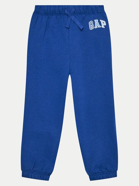 Gap Spodnie dresowe 609724-02 Niebieski Relaxed Fit. Niebieskie spodnie dresowe chłopięce GAP, z bawełny. Za 69.99 zł.