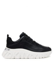 DKNY Sneakersy K1522639 Czarny. Czarne obuwie sportowe damskie DKNY, z materiału, bez zapięcia. Za 509.99 zł.