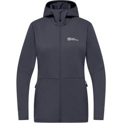 Kurtka softshell damska Jack Wolfskin Feldberg Hoody. Brązowe kurtki sportowe damskie Jack Wolfskin, bez wzorów, z softshellu, bez kaptura. Za 429.99 zł.