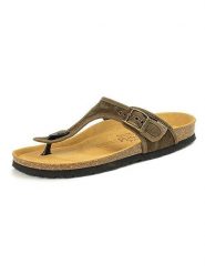 Natural world Japonki w kolorze khaki rozmiar: 38. Brązowe klapki damskie Natural World, bez wzorów, z otwartym noskiem, bez obcasa, bez zapięcia. Za 126.99 zł.