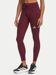 Adidas Legginsy Run Essentials Full Length Leggings KQ8195 Bordowy Slim Fit. Czerwone legginsy damskie Adidas, s, bez wzorów, na fitness i siłownię. Za 219.99 zł.